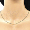Oro Laminado Basic Necklace, Gold Filled Style Polished, Golden Finish, 04.213.0218.18 (02 MM Thickness, 18 Inches Length)