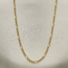 Oro Laminado Basic Necklace, Gold Filled Style Polished, Golden Finish, 04.213.0218.18 (02 MM Thickness, 18 Inches Length)