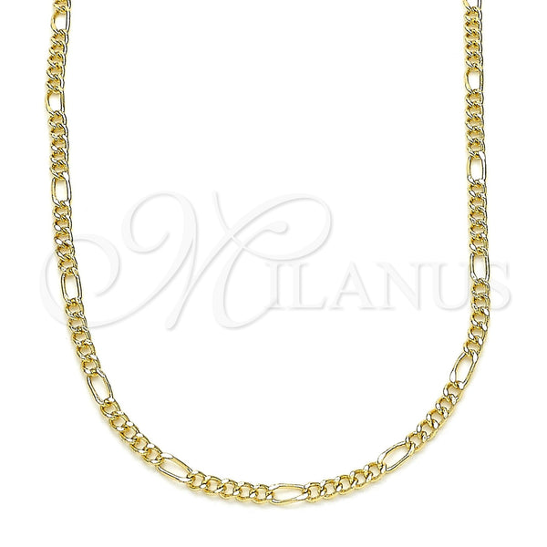 Gold Filled Necklace — Basic Necklace Polished 04. 02 MM Thickness 18 — main product view — SKU 142916 | Oro Laminado collar — básico Necklace pulido 04. 02 MM Thickness 18 — SKU 142916