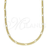Oro Laminado Basic Necklace, Gold Filled Style Polished, Golden Finish, 04.213.0218.18 (02 MM Thickness, 18 Inches Length)