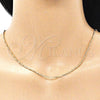 Oro Laminado Basic Necklace, Gold Filled Style Polished, Golden Finish, 04.213.0220.18 (02 MM Thickness, 18 Inches Length)