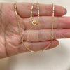 Oro Laminado Basic Necklace, Gold Filled Style Polished, Golden Finish, 04.213.0220.18 (02 MM Thickness, 18 Inches Length)