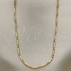 Oro Laminado Basic Necklace, Gold Filled Style Polished, Golden Finish, 04.213.0220.18 (02 MM Thickness, 18 Inches Length)