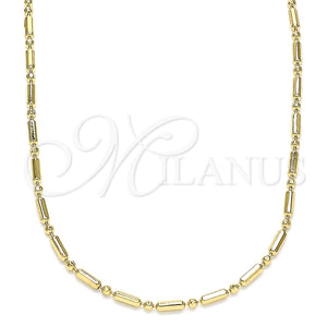 Gold Filled Necklace — Basic Necklace Polished 04. 02 MM Thickness 18 — main product view — SKU 142918 | Oro Laminado collar — básico Necklace pulido 04. 02 MM Thickness 18 — SKU 142918