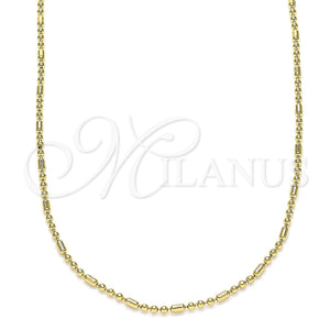 Gold Filled Necklace — Basic Necklace Polished 04. 01 MM Thickness 18 — main product view — SKU 142920 | Oro Laminado collar — básico Necklace pulido 04. 01 MM Thickness 18 — SKU 142920