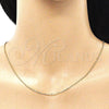 Oro Laminado Basic Necklace, Gold Filled Style Polished, Golden Finish, 04.213.0223.18 (01 MM Thickness, 18 Inches Length)