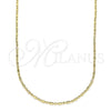 Oro Laminado Basic Necklace, Gold Filled Style Polished, Golden Finish, 04.213.0223.18 (01 MM Thickness, 18 Inches Length)