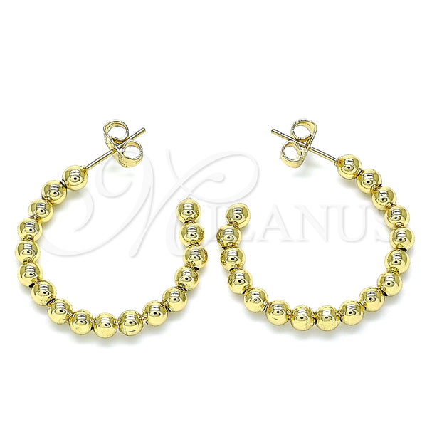 Gold-Filled Ball Earrings 02.385.0001.30 — main product image — SKU 142953 | Aretes de Oro Laminado 02.385.0001.30 — imagen principal del producto — SKU 142953