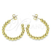 Gold Filled Ring — Stud Earring Ball Design Polished 02. — alternate product view — SKU 142953 | Oro Laminado anillo — Stud Earring Ball diseño pulido 02. — SKU 142953