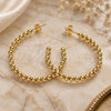 Oro Laminado Stud Earring, Gold Filled Style Ball Design, Polished, Golden Finish, 02.385.0001.40
