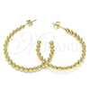Gold Filled Ring — Stud Earring Ball Design Polished 02. — main product view — SKU 142954 | Oro Laminado anillo — Stud Earring Ball diseño pulido 02. — SKU 142954