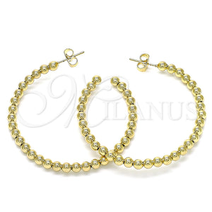 Gold Filled Ring — Stud Earring Ball Design Polished 02. — main product view — SKU 142955 | Oro Laminado anillo — Stud Earring Ball diseño pulido 02. — SKU 142955
