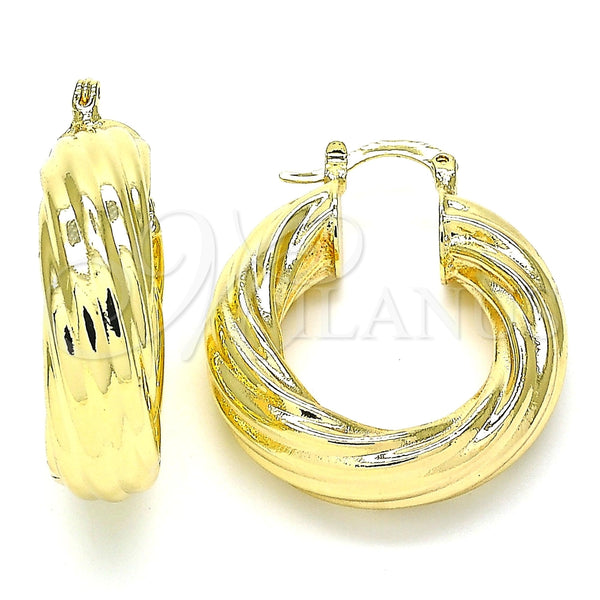 Dorado Oro Laminado Aretes, vista principal del producto por Mayoreo, vista principal del producto