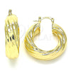 Dorado Oro Laminado Aretes, vista principal del producto por Mayoreo, vista principal del producto