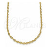 Oro Laminado Basic Necklace, Gold Filled Style Singapore Design, Polished, Golden Finish, 04.213.0225.24 (02 MM Thickness, 24 Inches Length)