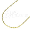 Oro Laminado Basic Necklace, Gold Filled Style Polished, Golden Finish, 04.213.0226.24 (02 MM Thickness, 24 Inches Length)