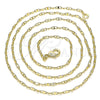 Oro Laminado Basic Necklace, Gold Filled Style Polished, Golden Finish, 04.213.0226.24 (02 MM Thickness, 24 Inches Length)