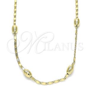 Gold Filled Necklace — Basic Necklace Polished 04. 02 MM Thickness 18 — main product view — SKU 143058 | Oro Laminado collar — básico Necklace pulido 04. 02 MM Thickness 18 — SKU 143058
