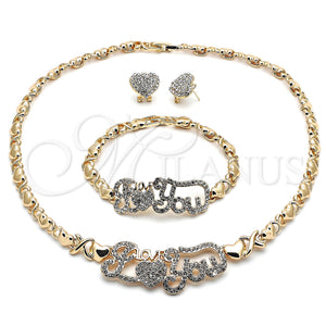 Gold Filled Ring — Necklace Bracelet and Earring Hugs and Kisses and — main product view — SKU 143142 | Oro Laminado anillo — Necklace Bracelet and Earring Hugs and Kisses and — SKU 143142
