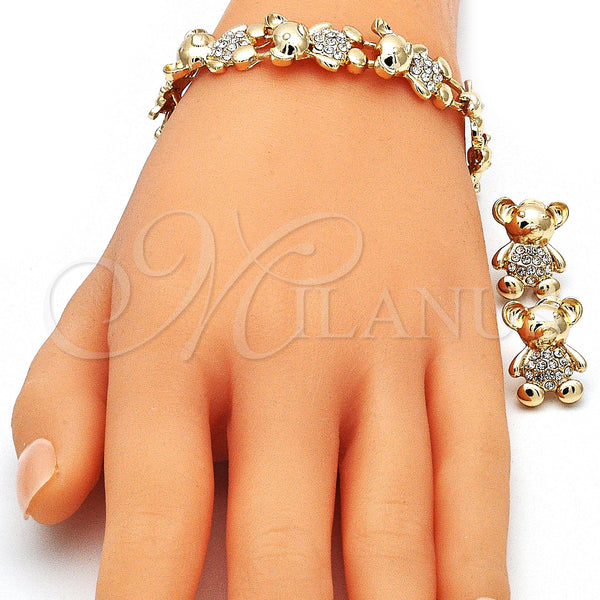 Gold Filled Ring — Necklace Bracelet and Earring Teddy Bear and Heart — alternate product view — SKU 143144 | Oro Laminado anillo — Necklace Bracelet and Earring Teddy Bear and corazón — SKU 143144
