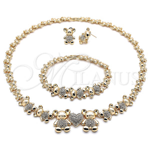 Gold Filled Ring — Necklace Bracelet and Earring Teddy Bear and Heart — main product view — SKU 143144 | Oro Laminado anillo — Necklace Bracelet and Earring Teddy Bear and corazón — SKU 143144