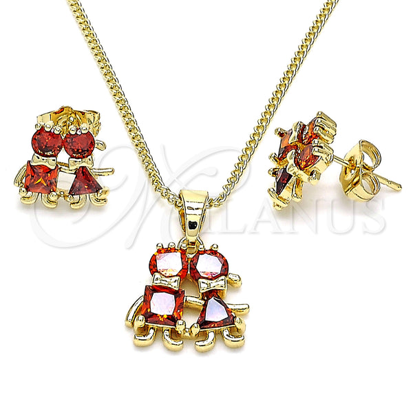 Gold Filled Ring — Earring and Pendant Adult Set Little Girl and — main product view — SKU 143196 | Oro Laminado anillo — Earring and Pendant Adult Set Little Girl and — SKU 143196
