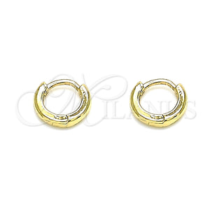 Gold Filled Hoop Earrings — Huggie Hoop Polished 02. — main product view — SKU 143212 | Oro Laminado aretes de aro — Huggie Hoop pulido 02. — SKU 143212