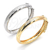 Oro Laminado Individual Bangle, Gold Filled Style Diamond Cutting Finish, Golden Finish, 07.168.0015.1.04 (08 MM Thickness, Size 4 (2.25 Diameter))