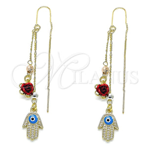 Gold Filled Ring — Threader Earring Judaica and Hand of God Design — main product view — SKU 143278 | Oro Laminado anillo — Threader Earring Judaica and Hand of God diseño — SKU 143278