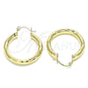 Oro Laminado Medium Hoop, Gold Filled Style Polished, Golden Finish, 02.170.0262.30