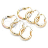 Oro Laminado Medium Hoop, Gold Filled Style Polished, Golden Finish, 02.170.0262.30