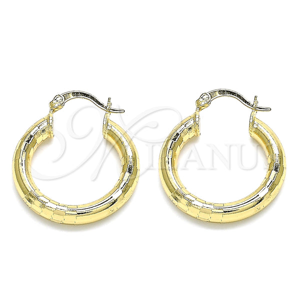Gold Filled Hoop Earrings — Small Hoop Polished 02. — main product view — SKU 143302 | Oro Laminado aretes de aro — Small Hoop pulido 02. — SKU 143302