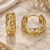 Oro Laminado Huggie Hoop, Gold Filled Style Polished, Golden Finish, 02.210.0524.15