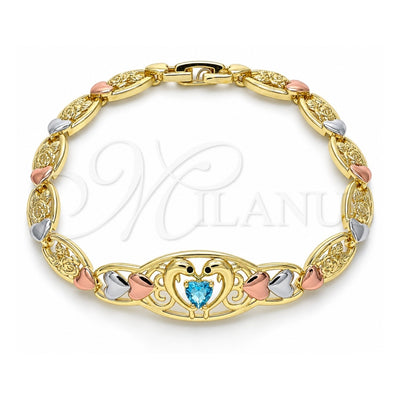 Dorado Oro Laminado Pulsera, vista principal del producto por Mayoreo, vista principal del producto