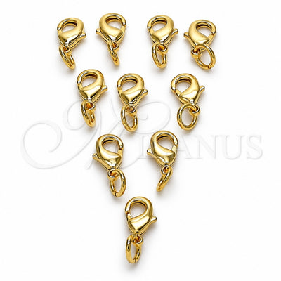 Oro Laminado Lobster Clasp, Gold Filled Style Polished, Golden Finish, 08.63.0011.10
