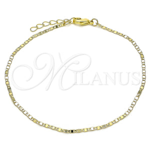 Gold Filled Anklet — Basic Anklet Mariner Design Polished 04. 02 MM — main product view — SKU 143616 | Oro Laminado tobillera — básico Anklet Mariner diseño pulido 04. 02 MM — SKU 143616