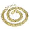 Oro Laminado Basic Anklet, Gold Filled Style Polished, Golden Finish, 04.213.0230.10 (07 MM Thickness, 10 Inches Length)