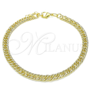 Gold Filled Anklet — Basic Anklet Polished 04. 07 MM Thickness 10 — main product view — SKU 143622 | Oro Laminado tobillera — básico Anklet pulido 04. 07 MM Thickness 10 — SKU 143622