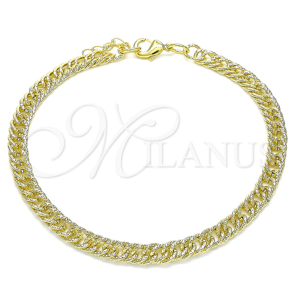 Gold Filled Anklet — Basic Anklet Polished 04. 07 MM Thickness 10 — main product view — SKU 143622 | Oro Laminado tobillera — básico Anklet pulido 04. 07 MM Thickness 10 — SKU 143622