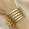 Oro Laminado Semanario Bangle, Gold Filled Style Polished, Golden Finish, 07.252.0073.06 (05 MM Thickness, Size 6 (2.75 Diameter))