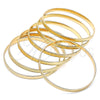 Oro Laminado Semanario Bangle, Gold Filled Style Polished, Golden Finish, 07.252.0073.06 (05 MM Thickness, Size 6 (2.75 Diameter))