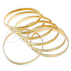 Oro Laminado Semanario Bangle, Gold Filled Style Polished, Golden Finish, 07.252.0073.06 (05 MM Thickness, Size 6 (2.75 Diameter))