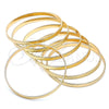 Oro Laminado Semanario Bangle, Gold Filled Style Polished, Golden Finish, 07.252.0073.06 (05 MM Thickness, Size 6 (2.75 Diameter))