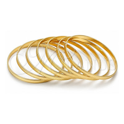 Oro Laminado Semanario Bangle, Gold Filled Style Polished, Golden Finish, 07.252.0073.06 (05 MM Thickness, Size 6 (2.75 Diameter))