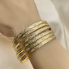 Oro Laminado Semanario Bangle, Gold Filled Style Polished, Golden Finish, 07.252.0074.05 (05 MM Thickness, Size 5 (2.50 Diameter))