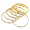 Oro Laminado Semanario Bangle, Gold Filled Style Polished, Golden Finish, 07.252.0074.05 (05 MM Thickness, Size 5 (2.50 Diameter))