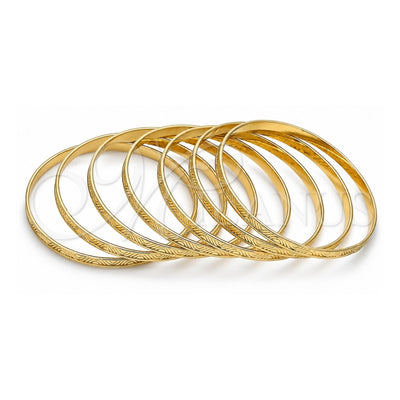 Oro Laminado Semanario Bangle, Gold Filled Style Polished, Golden Finish, 07.252.0074.05 (05 MM Thickness, Size 5 (2.50 Diameter))