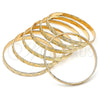 Oro Laminado Semanario Bangle, Gold Filled Style Polished, Golden Finish, 07.252.0075.05 (05 MM Thickness, Size 5 (2.50 Diameter))