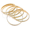 Oro Laminado Semanario Bangle, Gold Filled Style Polished, Golden Finish, 07.252.0075.06 (05 MM Thickness, Size 6 (2.75 Diameter))
