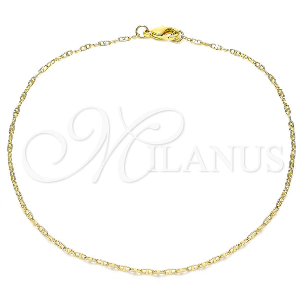 Gold Filled Anklet — Basic Anklet Polished 04. 02 MM Thickness 11 — main product view — SKU 143699 | Oro Laminado tobillera — básico Anklet pulido 04. 02 MM Thickness 11 — SKU 143699